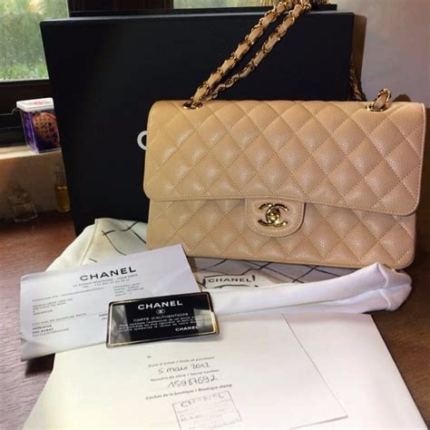 chanel beige bag replica|authentic copy of chanel handbags.